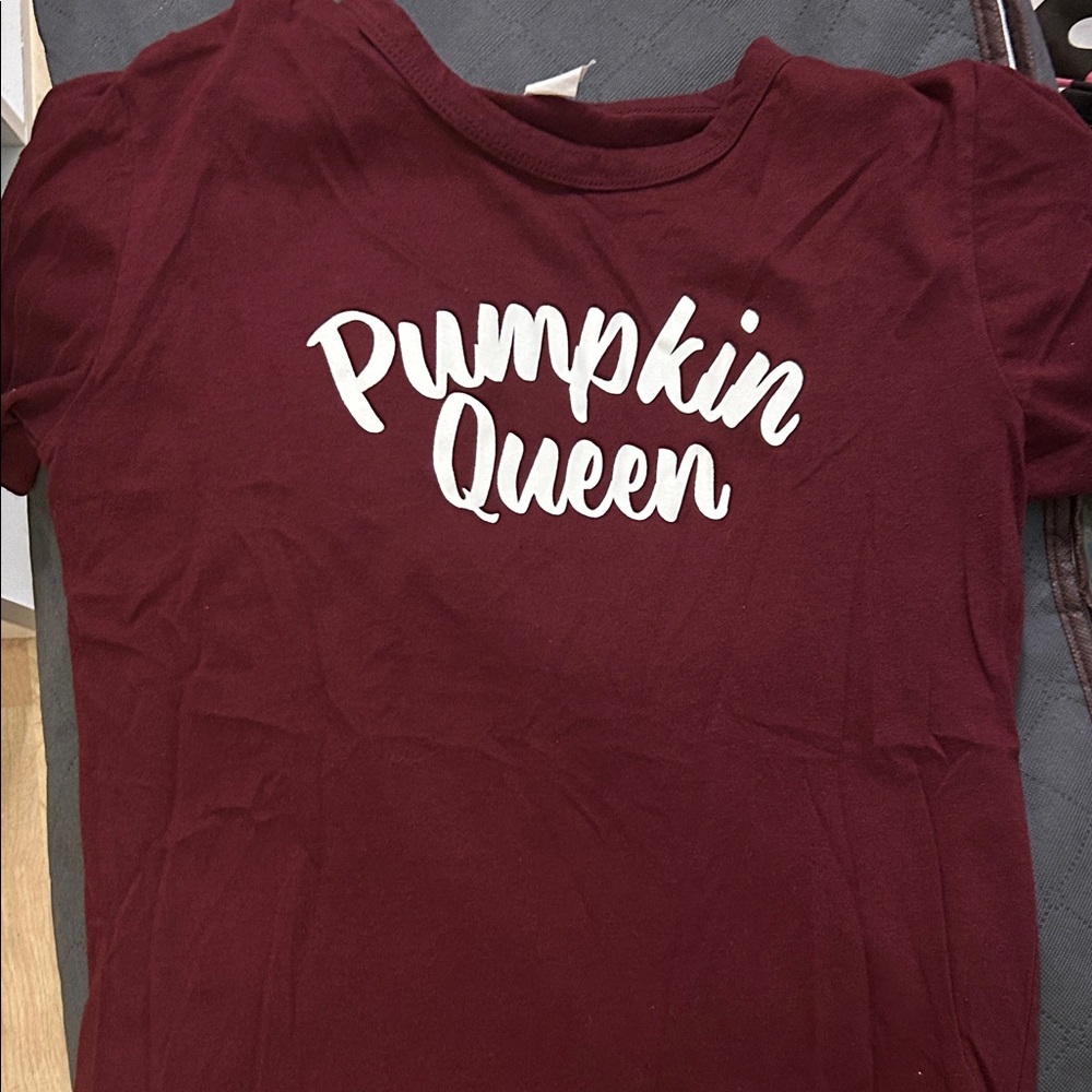 Pumpkin Queen Maroon T-Shirt
